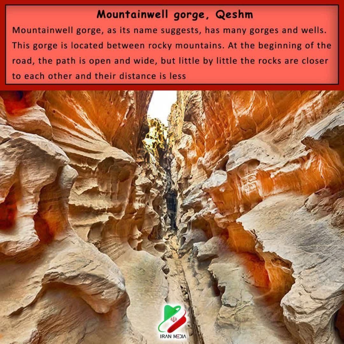 Mountainwell gorge Qeshm