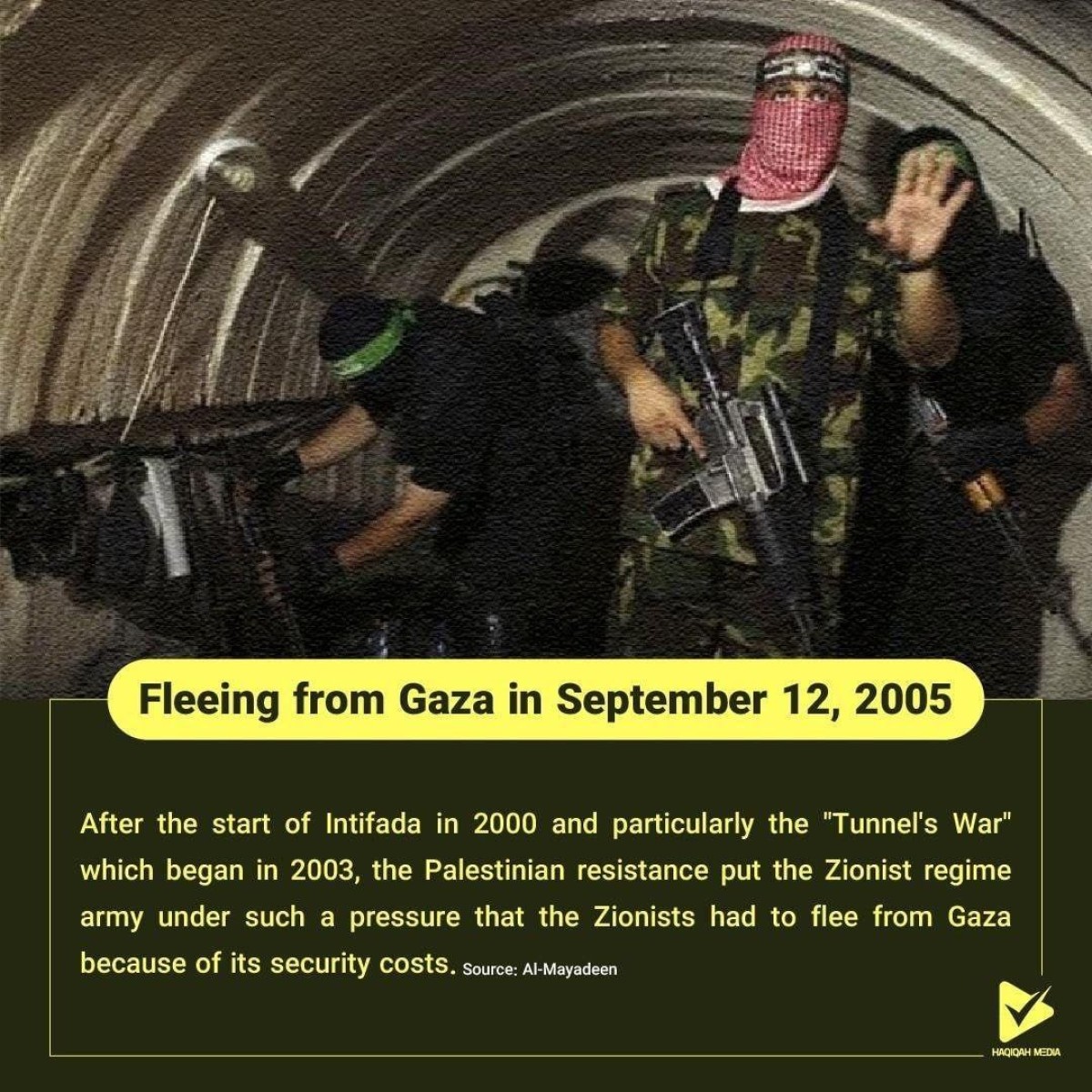 Fleeing from Gaza in September 12, 2005