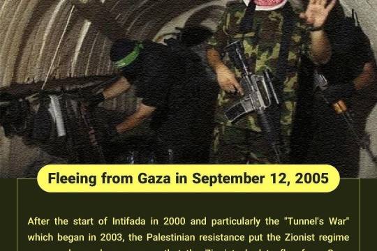 Fleeing from Gaza in September 12, 2005