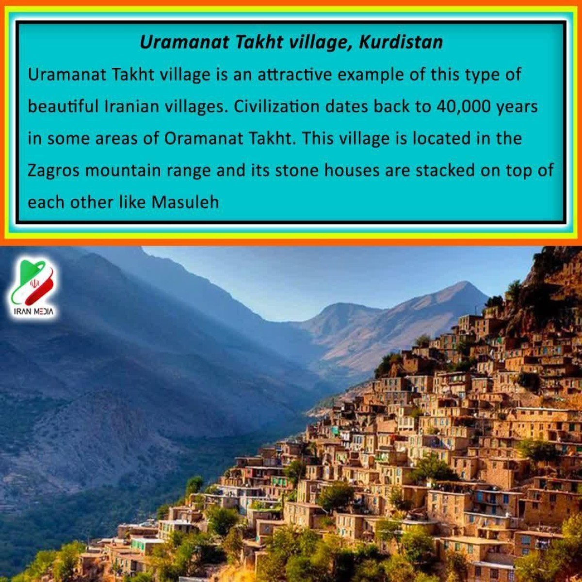 Uramanat Takht village Kurdistan