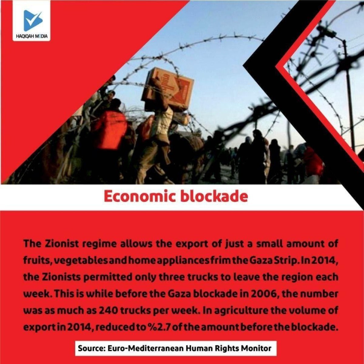 Economic blockade number 1