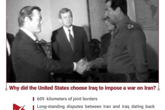 Why did the United States choose Iraq to impose a war on Iran