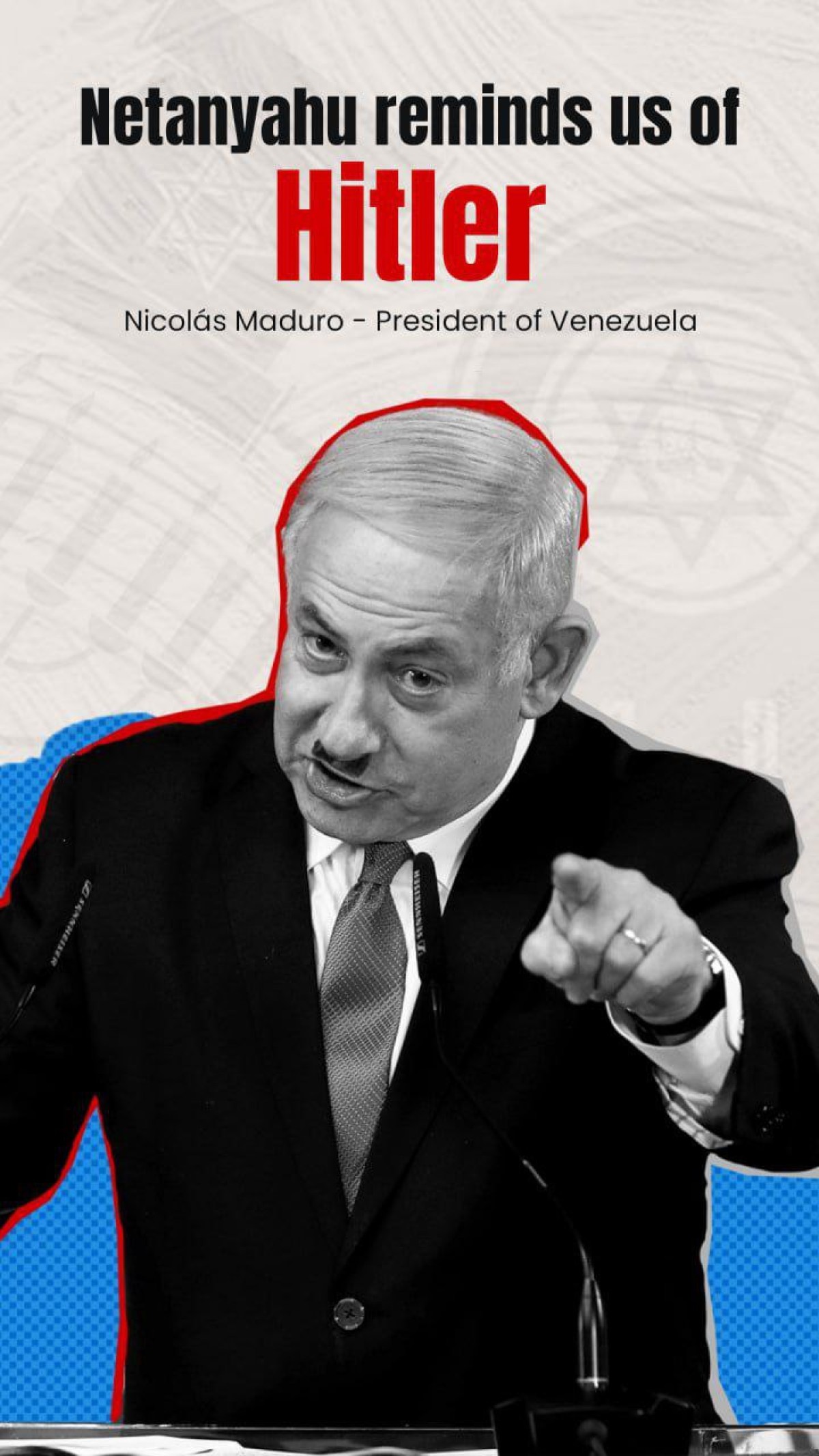 Netanyahu reminds us of Hitler number 1