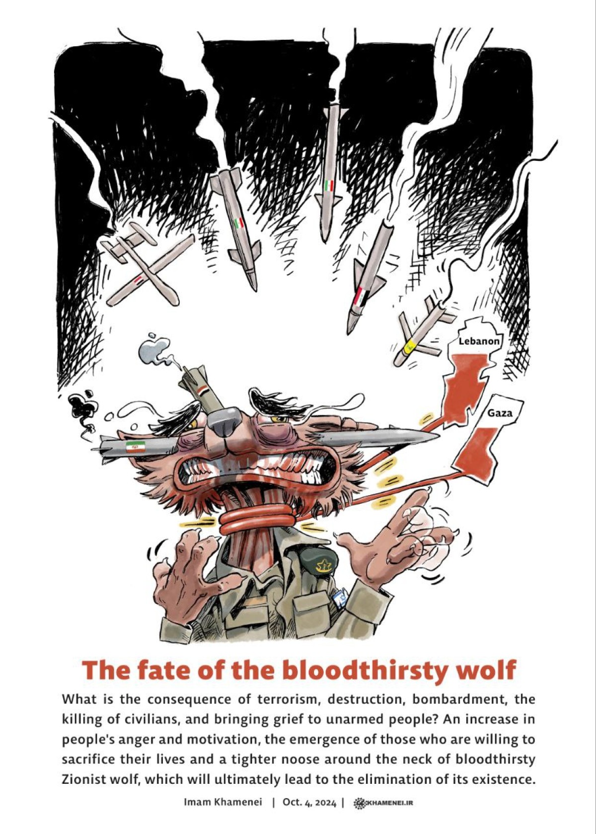 The fate of the bloodthirsty wolf