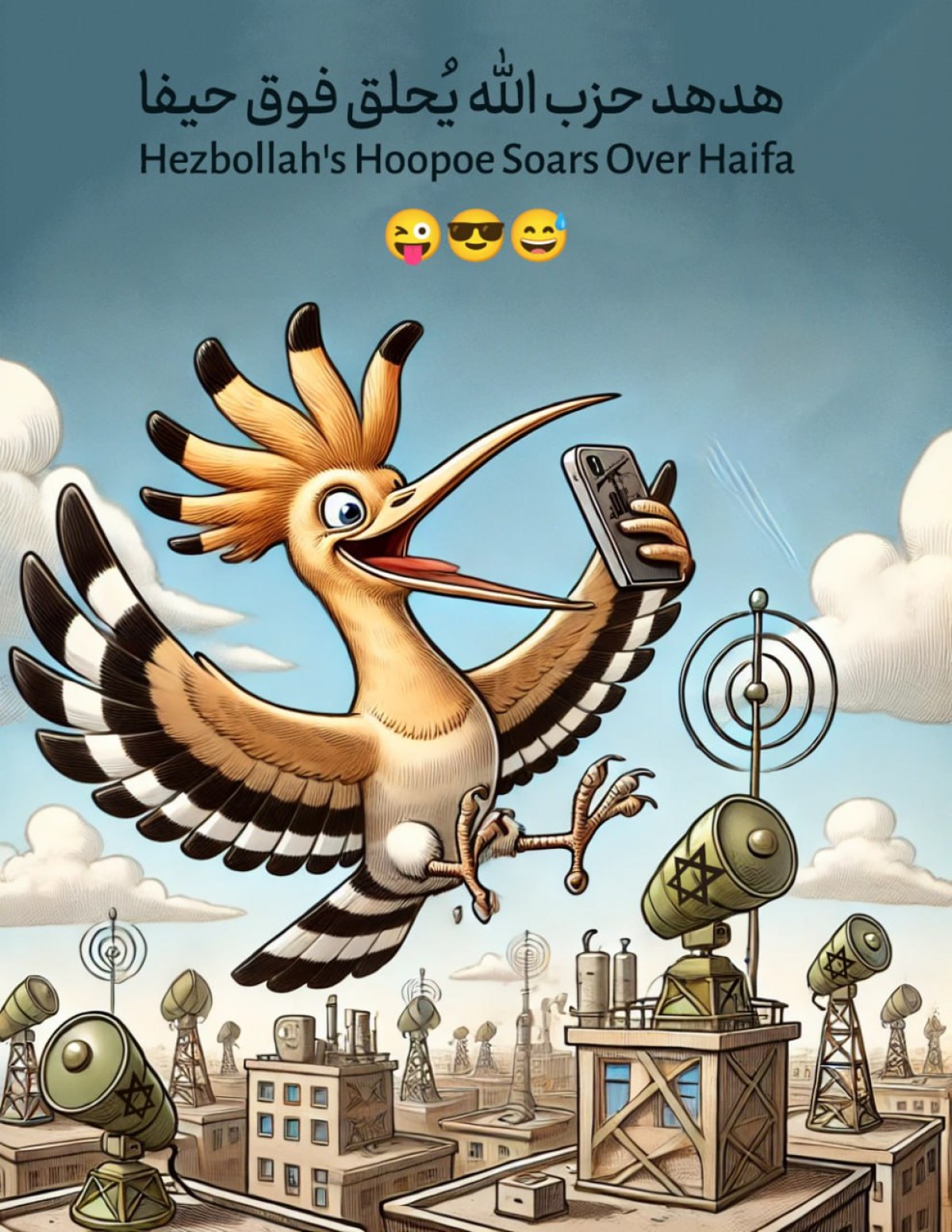 Hezbollah's Hoopoe Soars Over Haifa