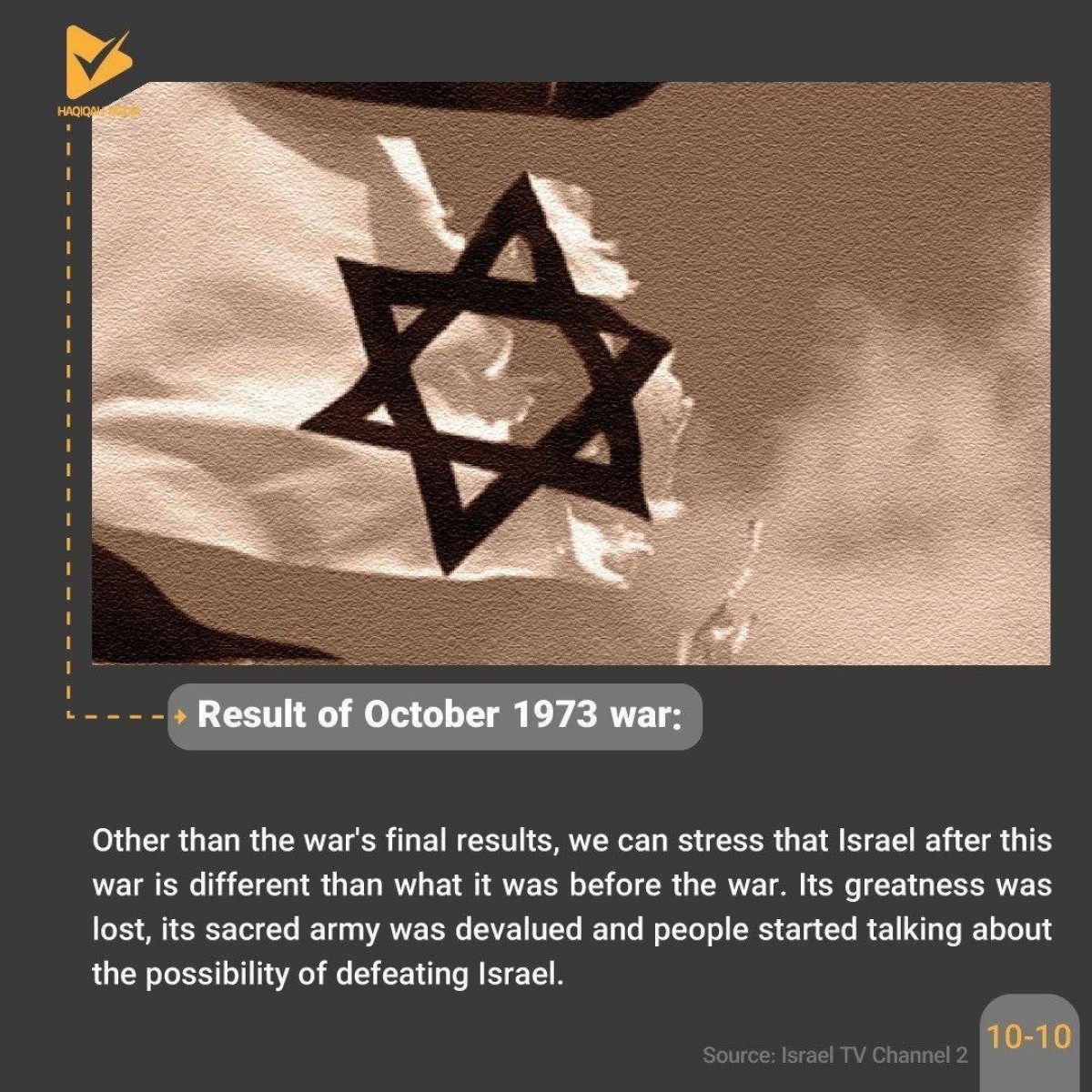 Result of October 1973 war 10