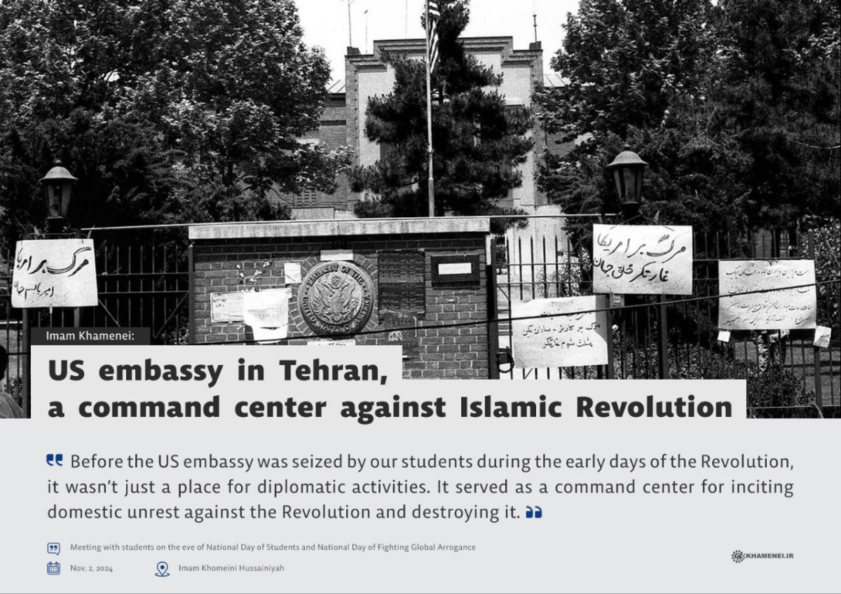 US embassy in Tehran, a command center against Islamic Revolution