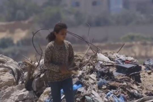 In their ruined homeland, the palestinian children wish for the paradise of freedom