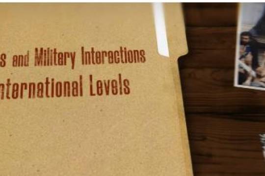 Arms and military interactions at international levels