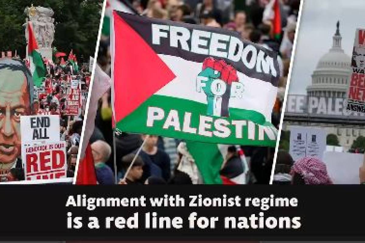 Alignment with Zionist regime is a red line for nations