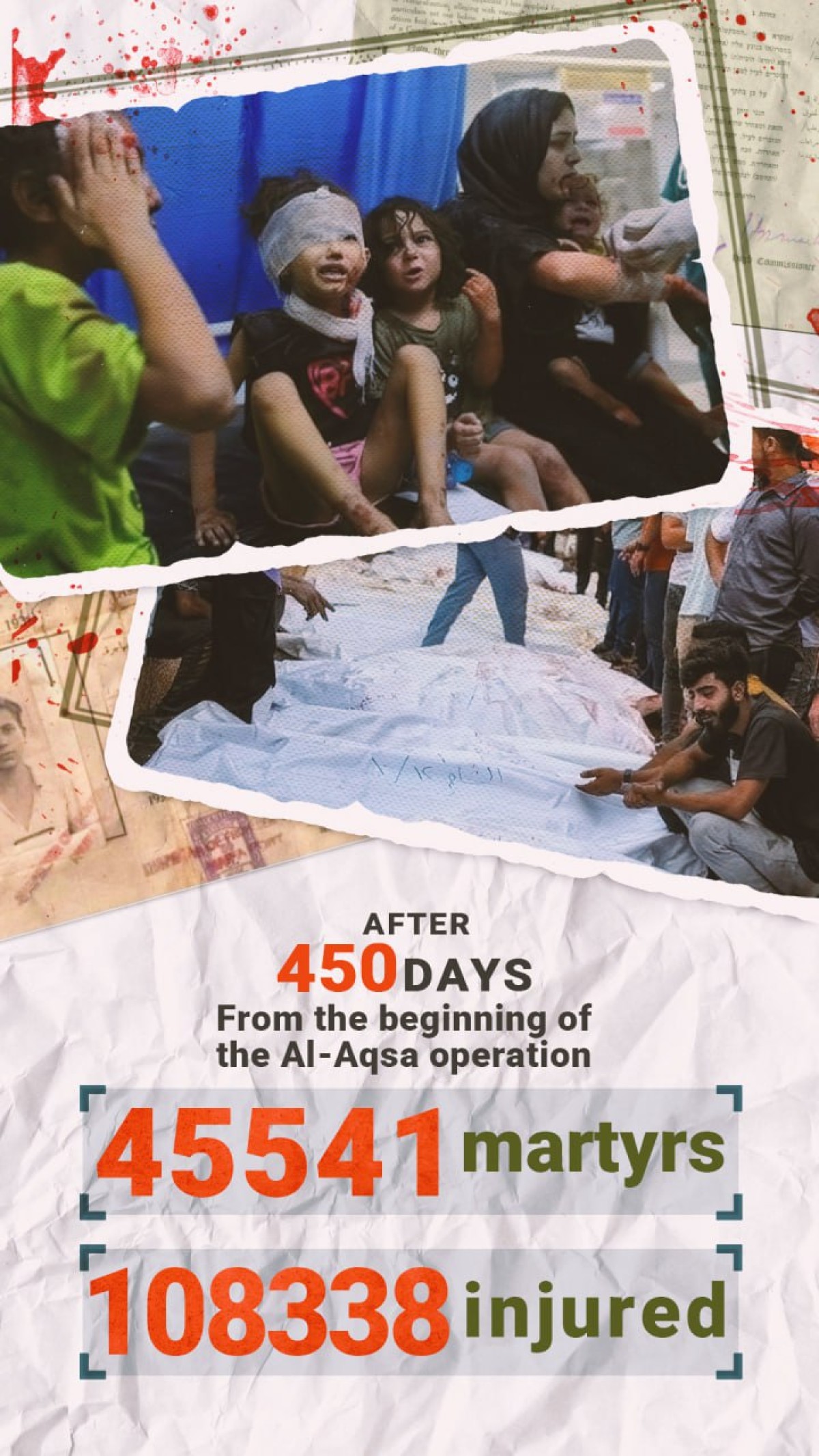 After 450 days from the beginning of the Al-Aqsa operation