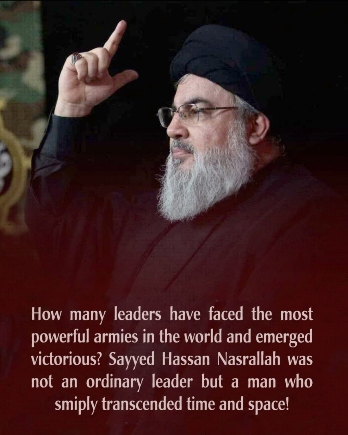 How many leaders have faced the most powerful armies in the world and emerged victorious