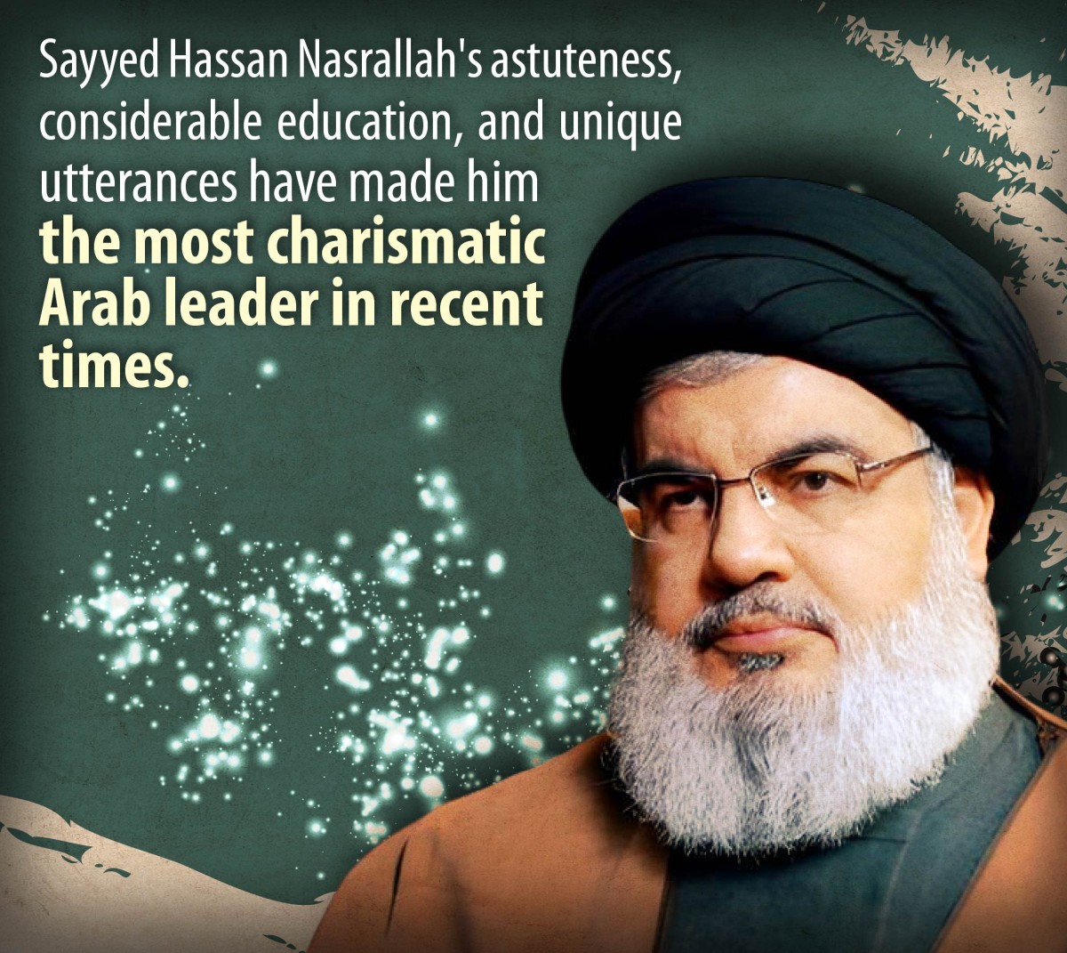 the most charismatic Arab leader in recent times