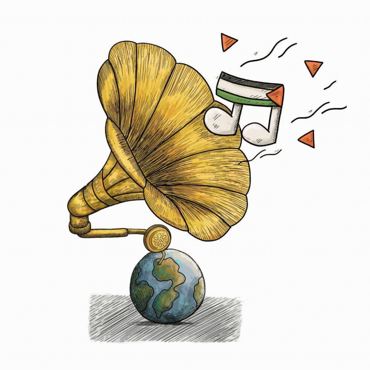 The whole world has one voice, Palestine