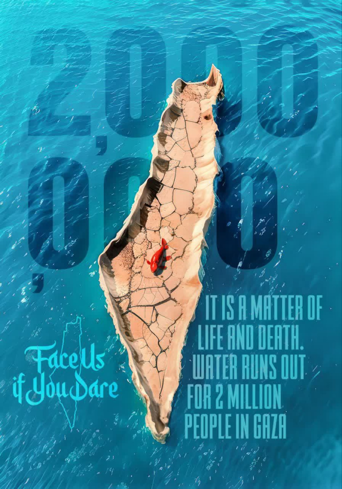 IT IS A MATTER OF LIFE AND DEATH. WATER RUNS OUT FOR 2 MILLION PEOPLE IN GAZA