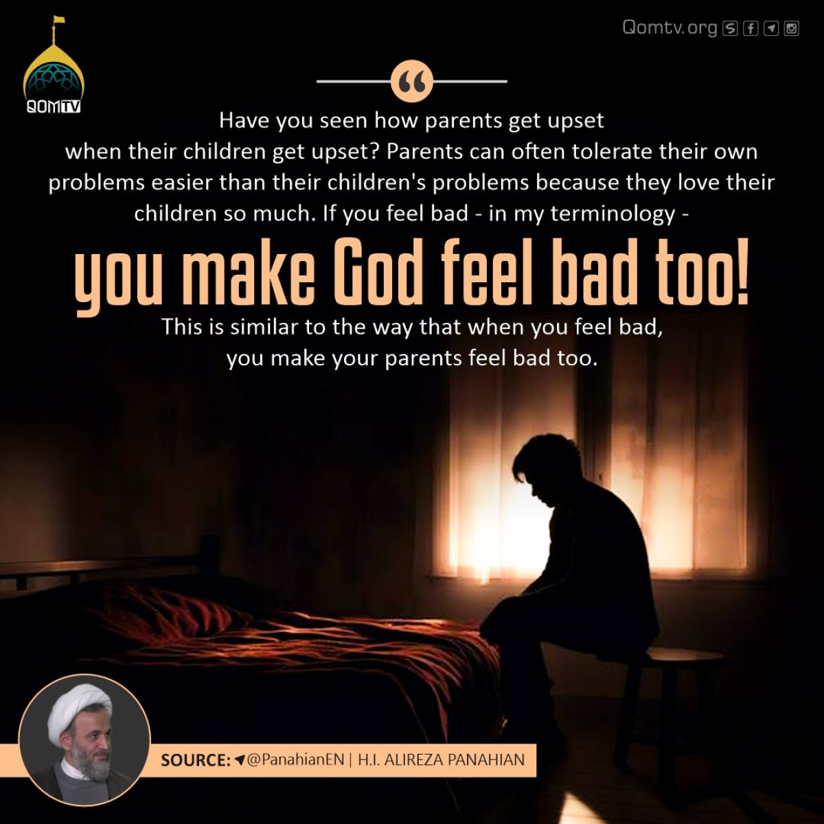 you make God feel bad too
