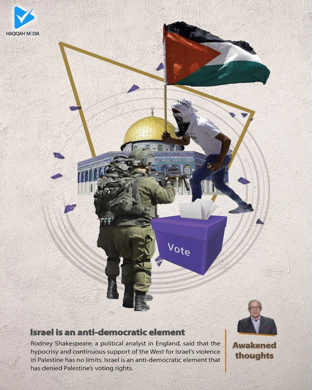 Israel is an anti_democratic element