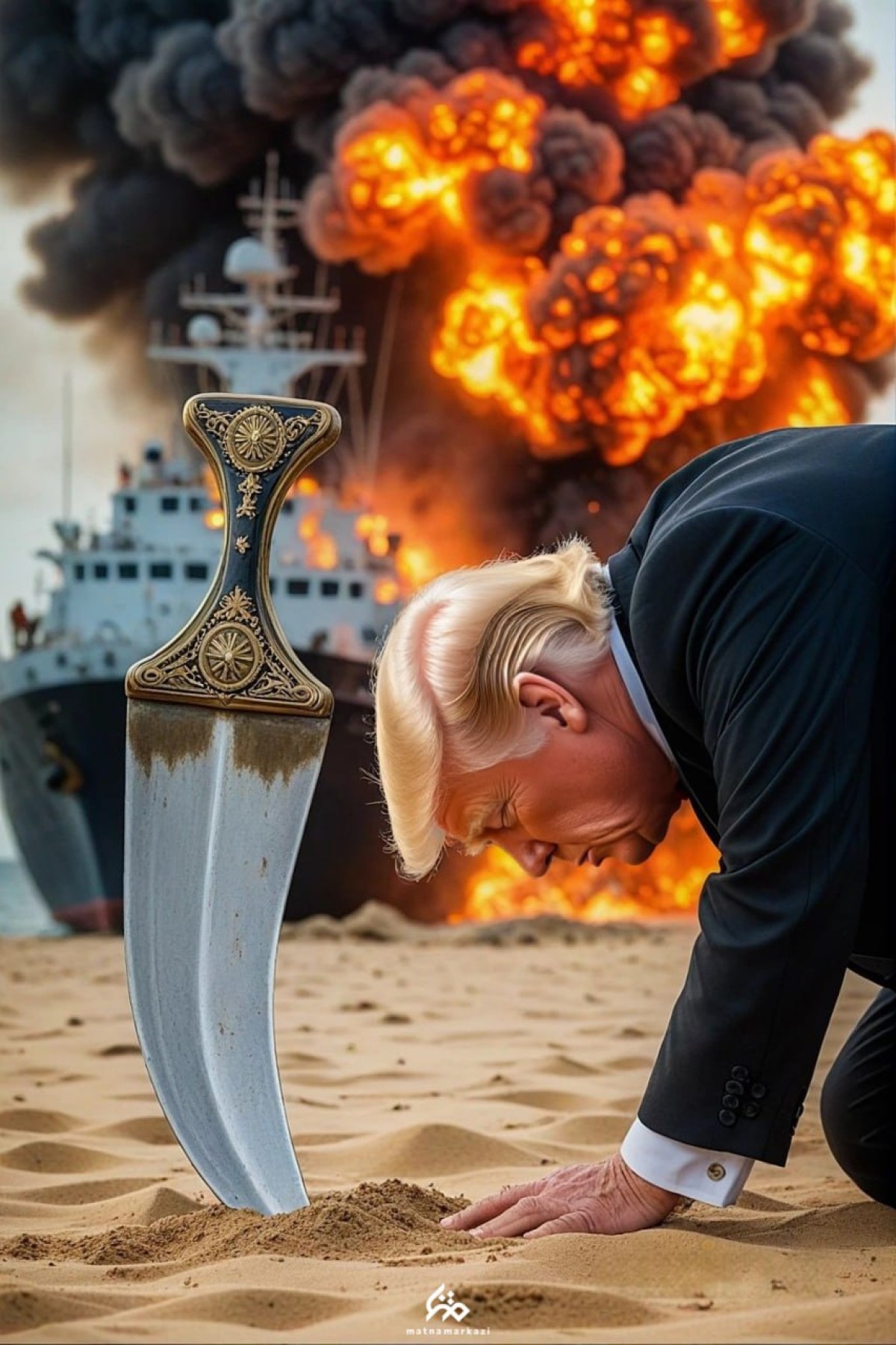 ترامپ قاتل در برابر یمن به غلط کردن افتاد