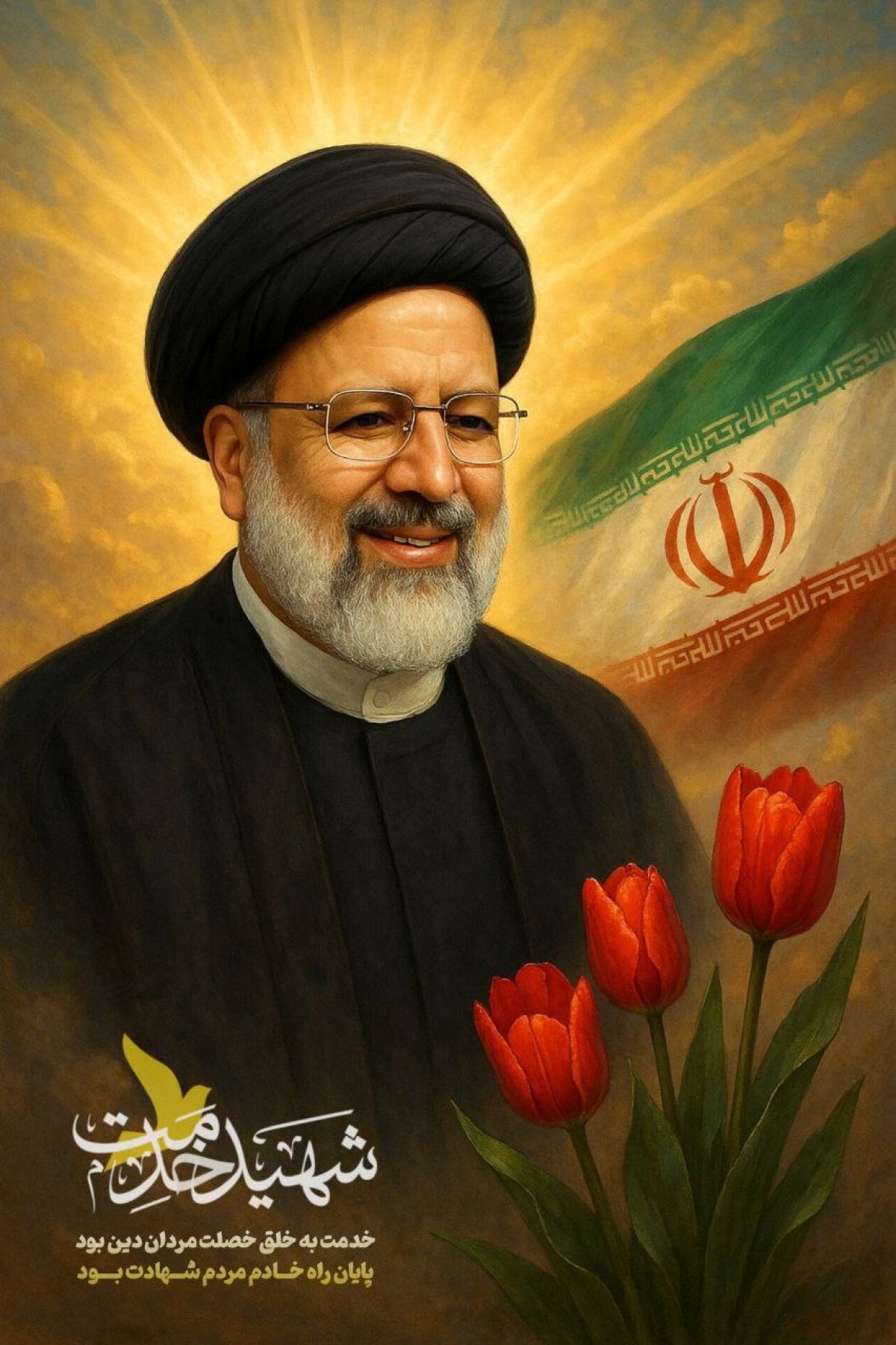 پایان راه خادم مردم شهادت بود