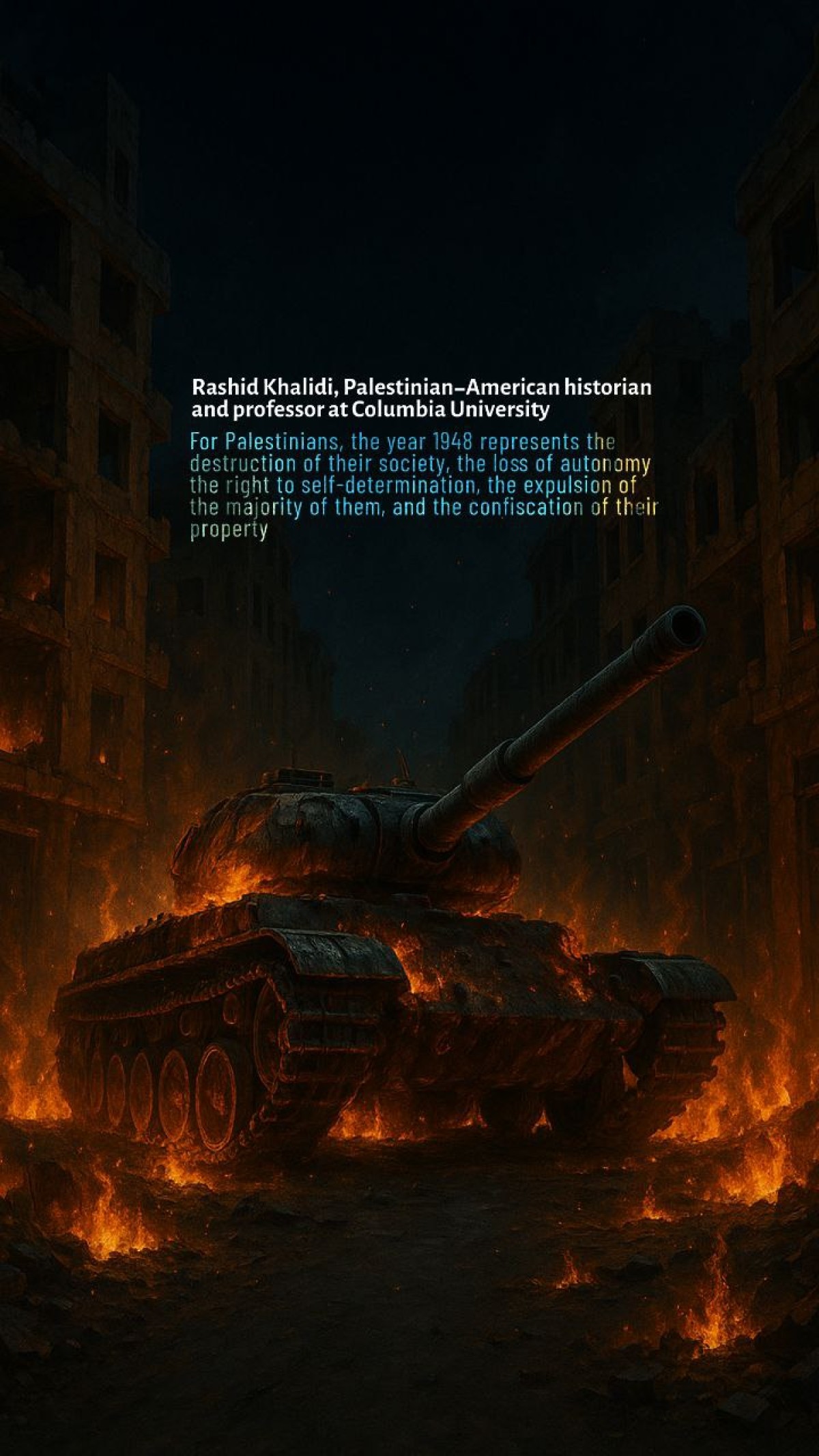 For Palestinians, the year 1948 represents the destruction of their society