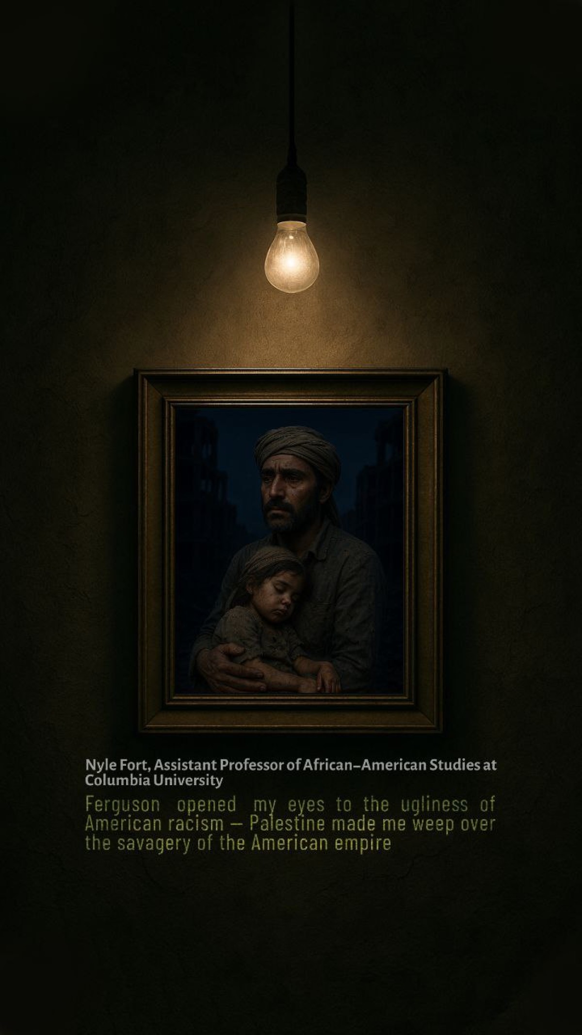 Palestine made me weep over the savagery of the American empire