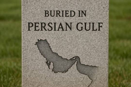 Soldier of America Buried in Persian Gulf