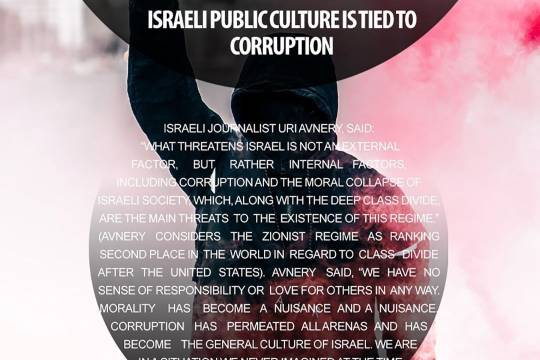 ISRAELI PUBLIC CULTURE IS TIED TO CORRUPTION