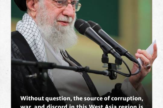 Without question, the source of corruption, war, and discord in this West Asia region is the Zionist regime