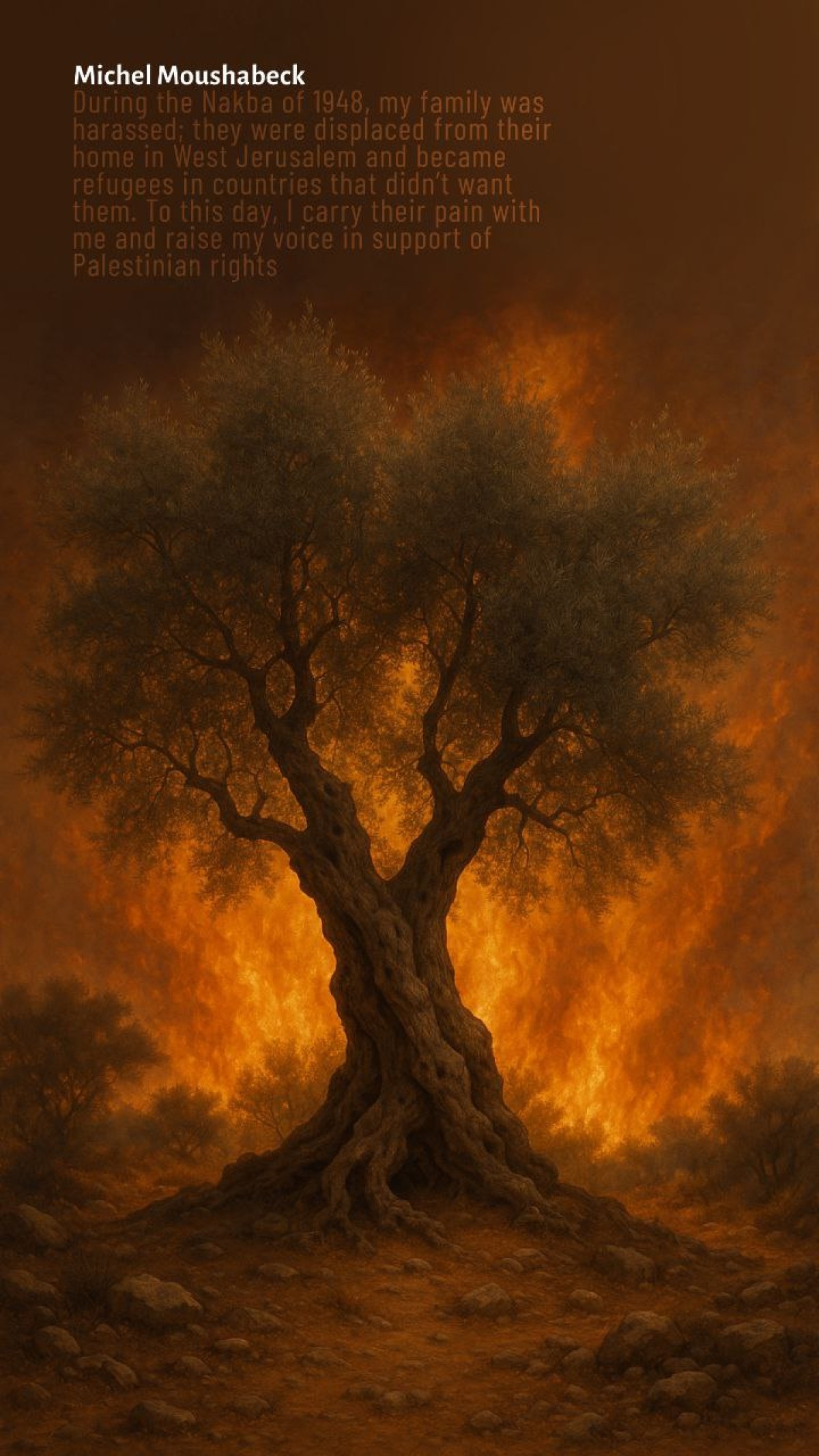 During the Nakba of 1948, my family was harassed