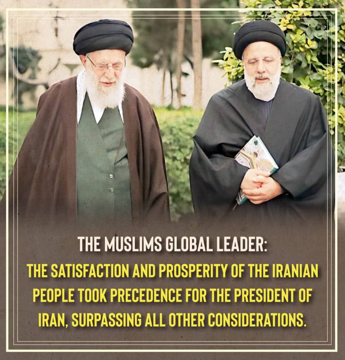 THE MUSLIMS GLOBAL LEADER