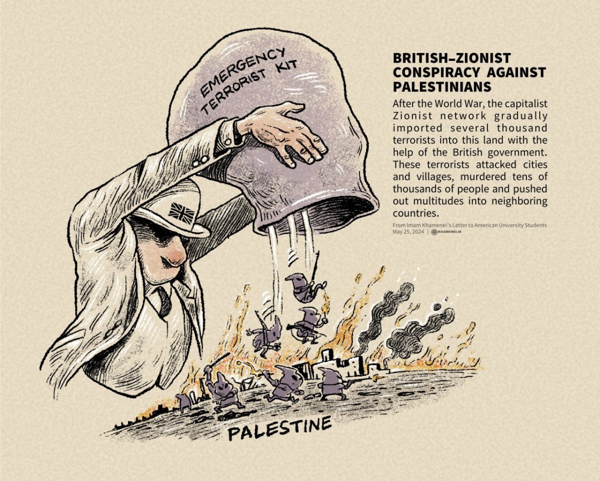 British-Zionist conspiracy against Palestinians