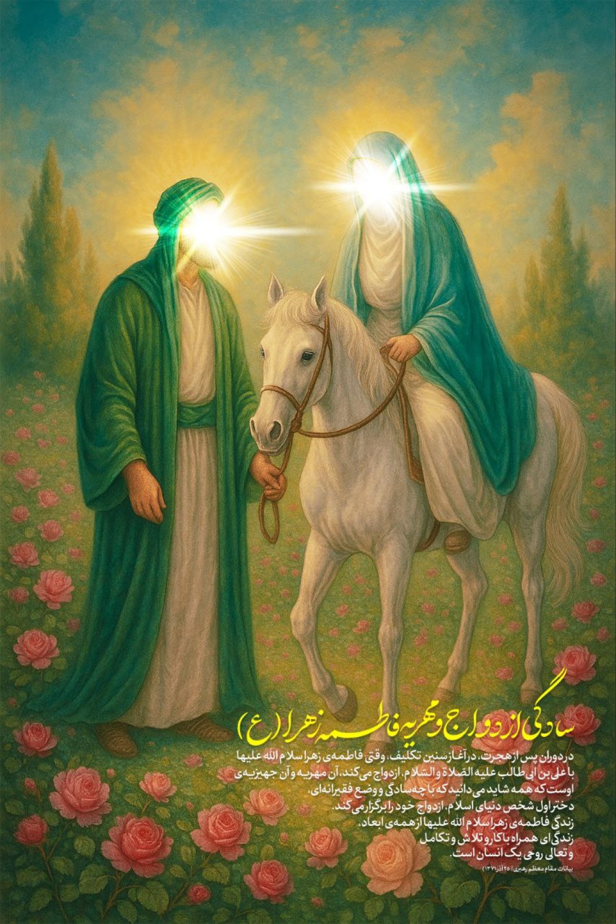 سادگی ازدواج و مهریه فاطمه زهرا (ع)