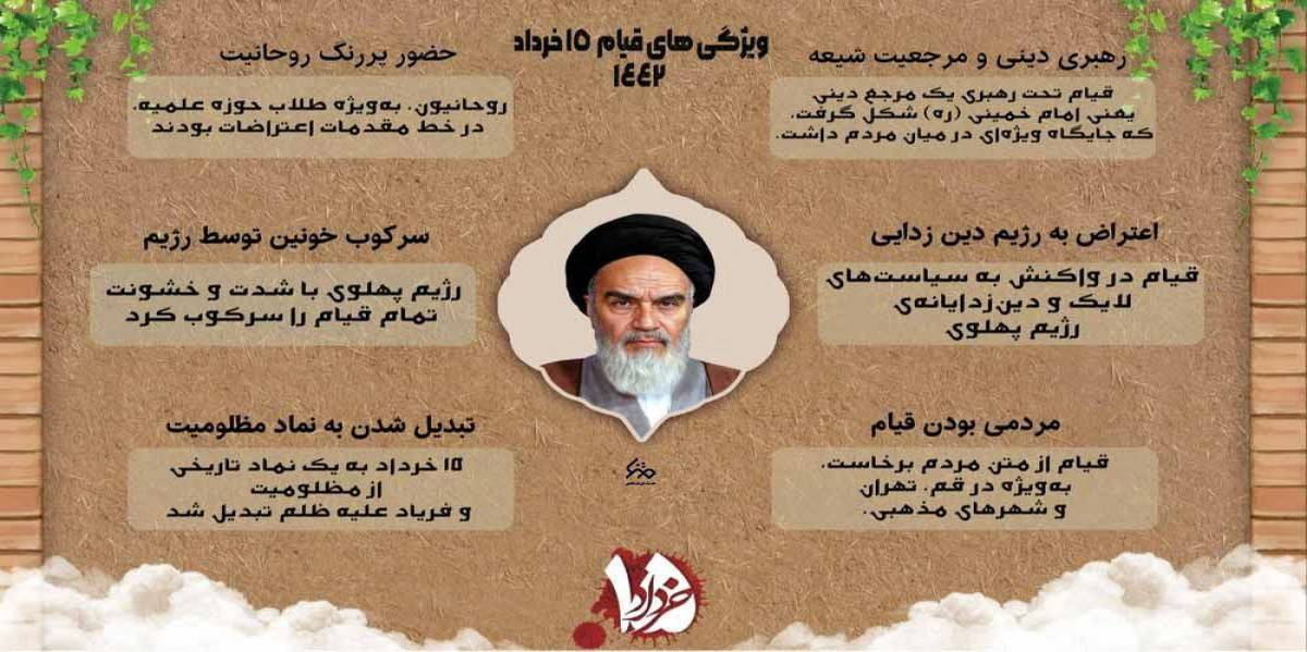 ویزگیهای قیام 15 خرداد