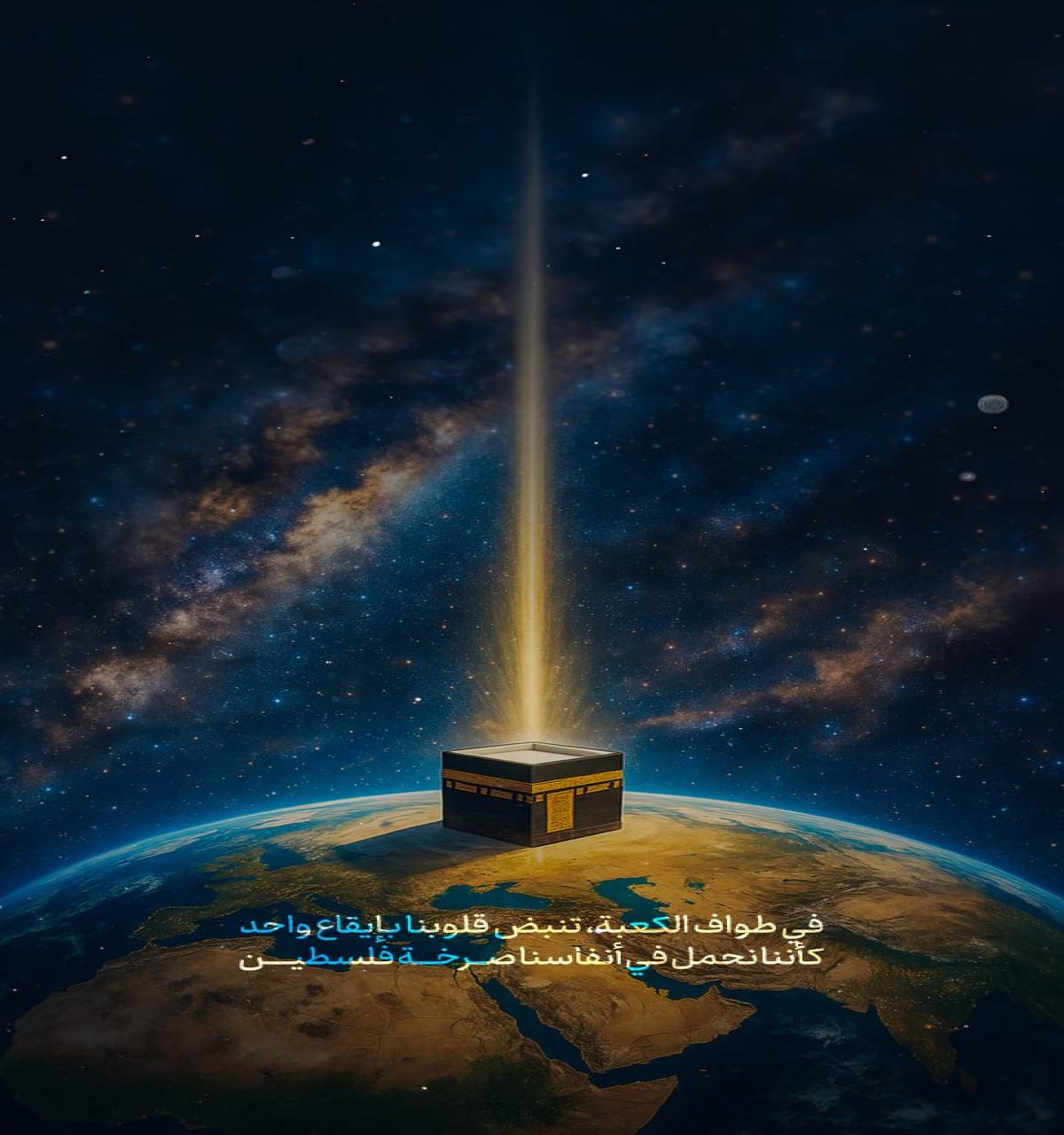 صرخة فلسطين في طواف الكعبة