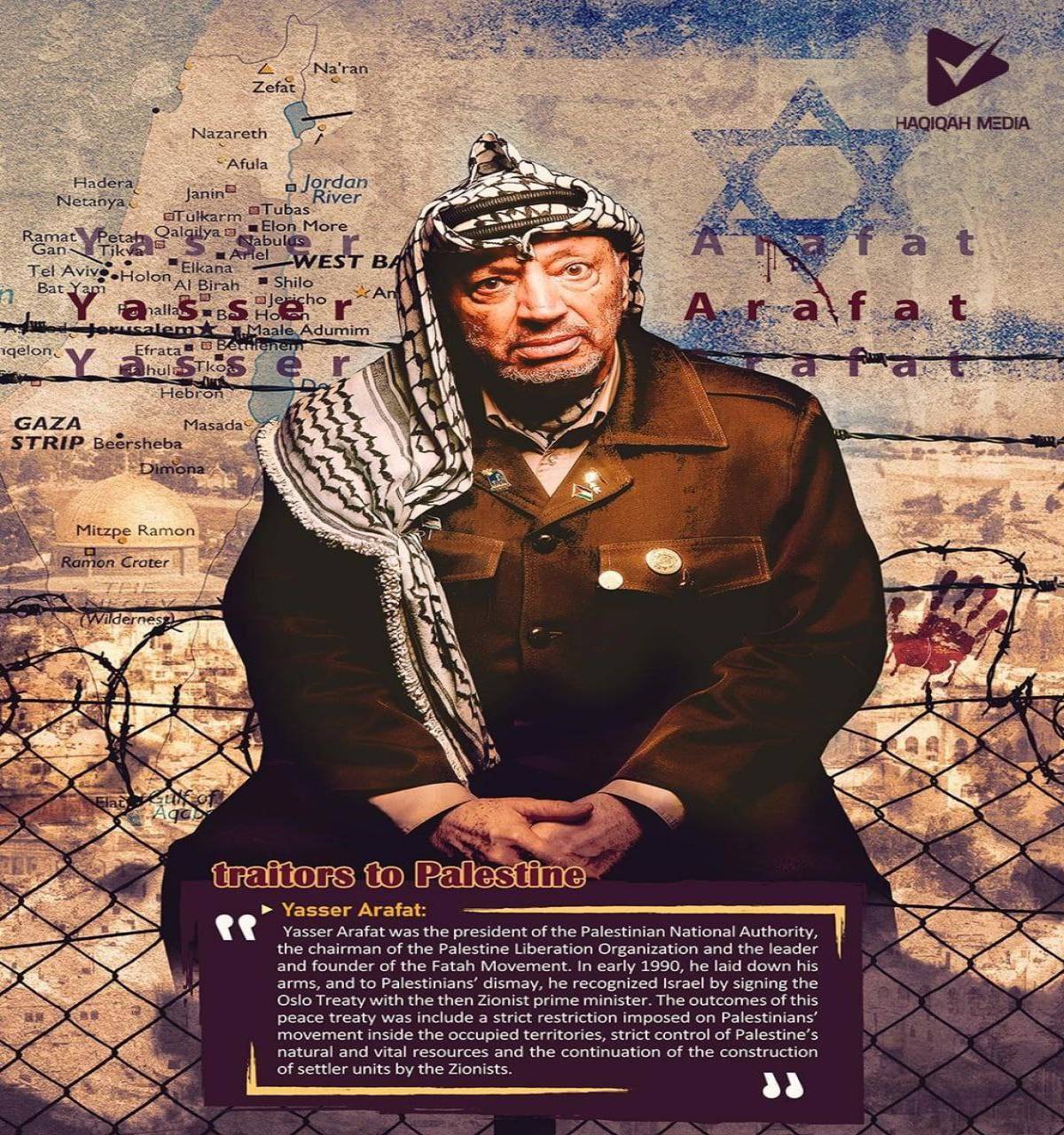 traitors to palestine Yasser Arafat