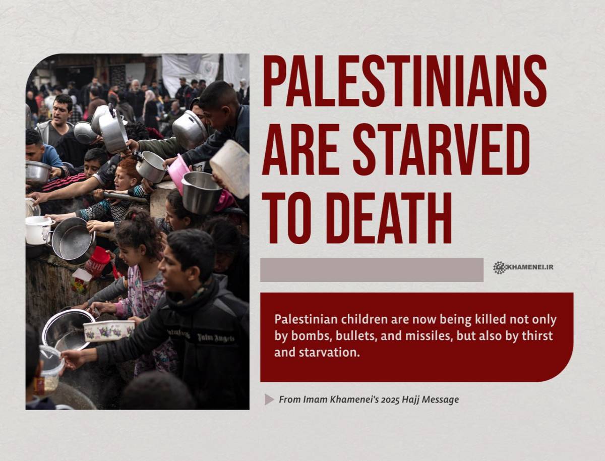 Palestinians are starved to death