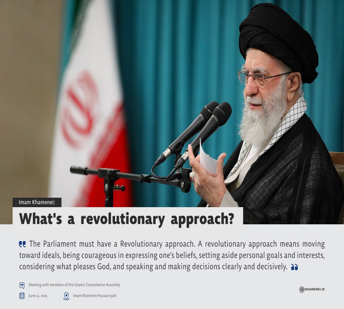 What's a revolutionary approach