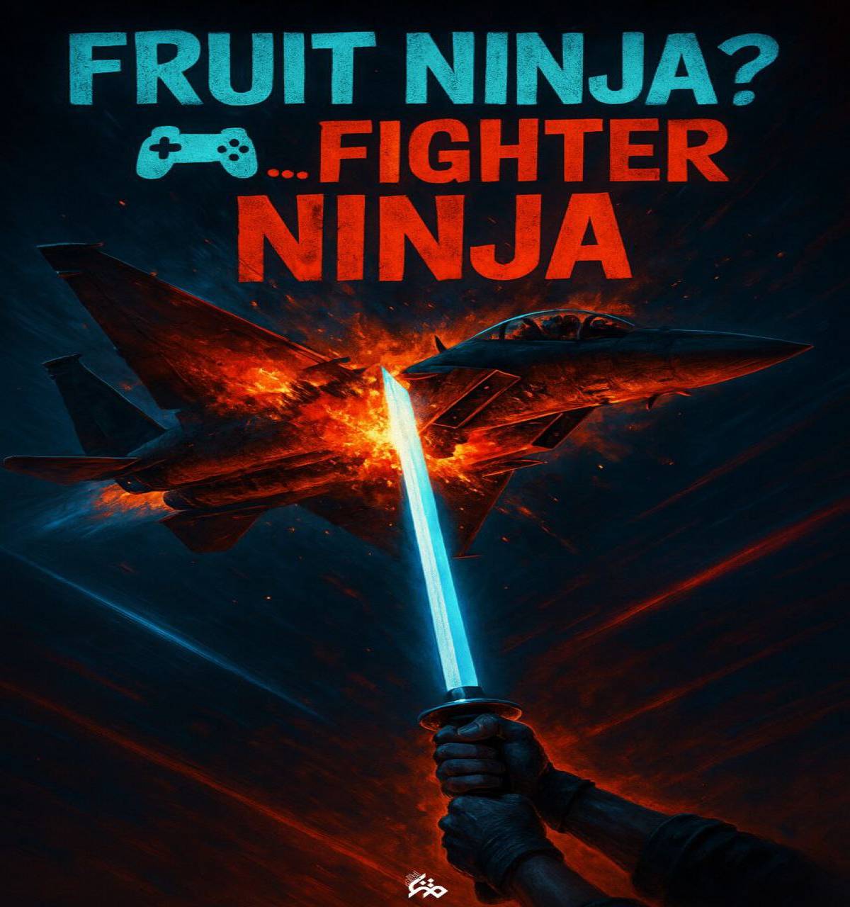 نینجای واقعی، با جنگنده بازی می‌کنه!