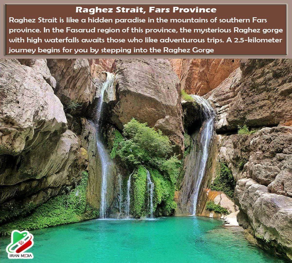 Raghez Strait, Fars Province