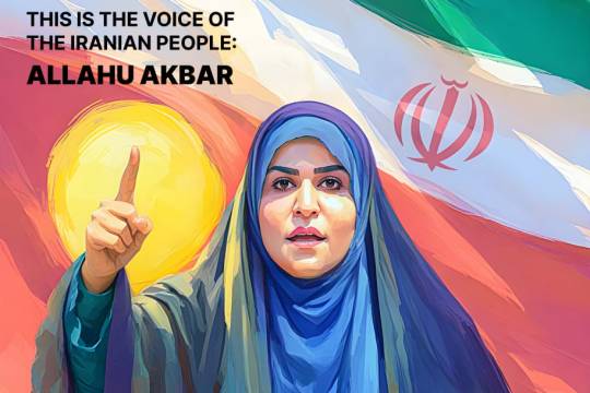 This is the voice of the Iranian people: Allahu Akbar