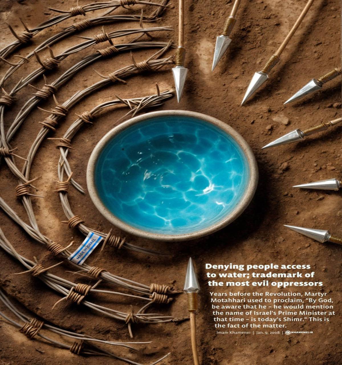 Denying people access to water