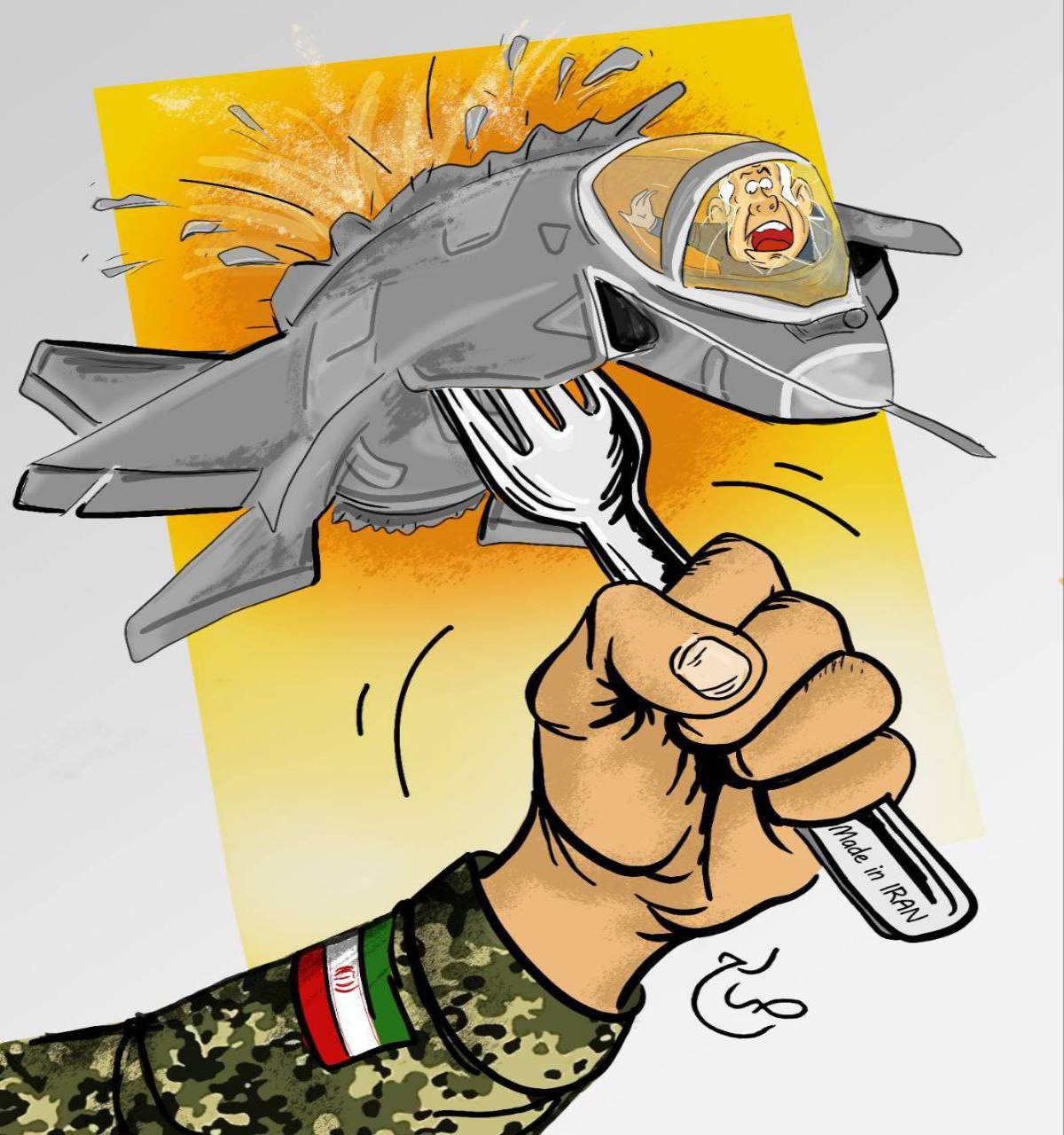 شکار جنگنده های f35