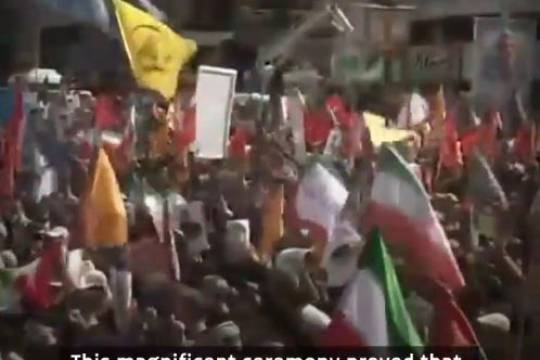 This magnificent ceremony proved that the Iranian people are ready to defend their dignity and homeland against any enemy