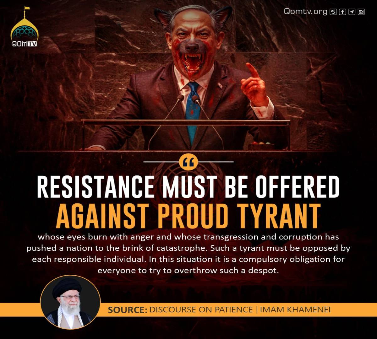 Resistance must be offered against proud tyrant