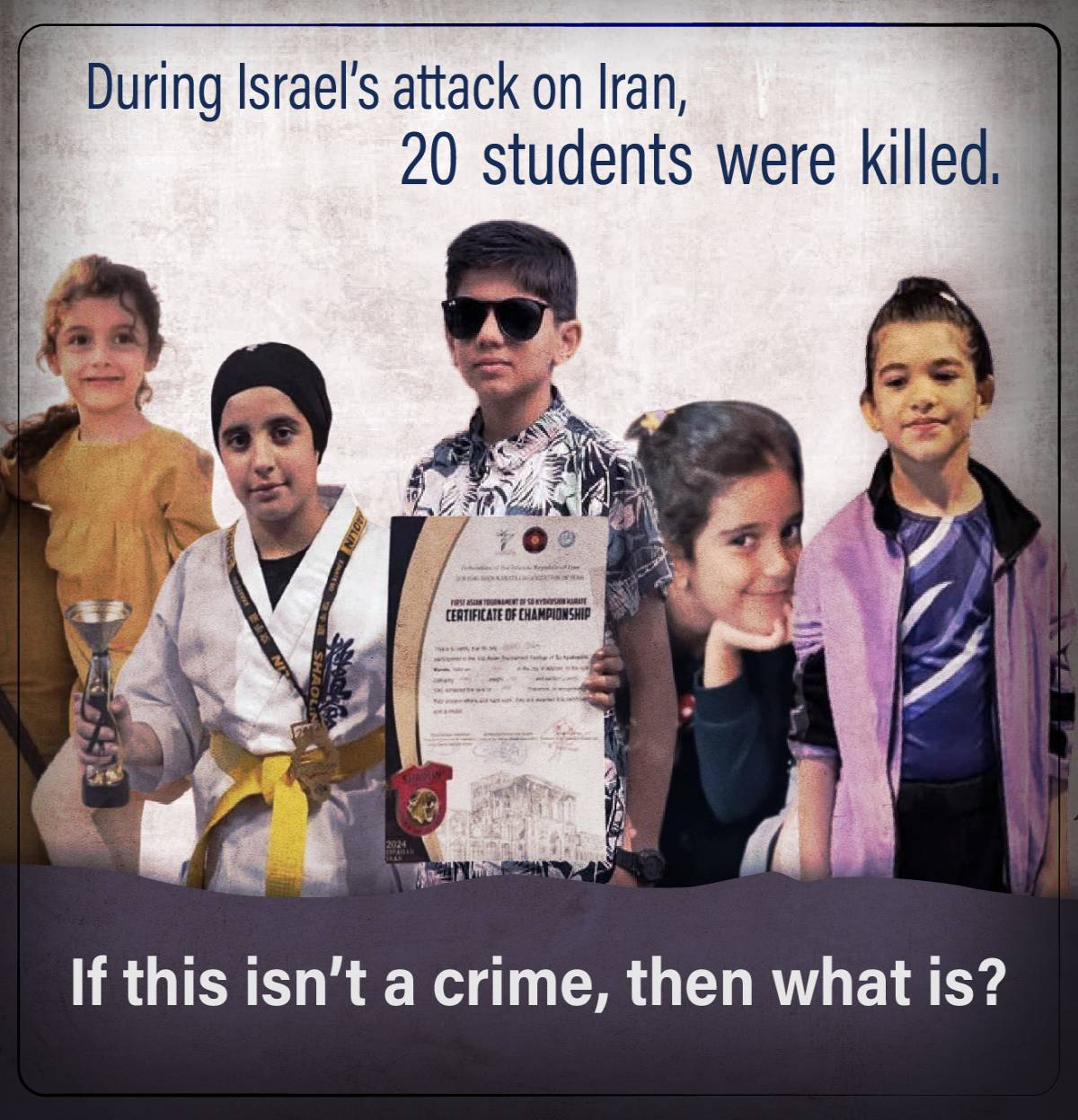 During Israel's attack on Iran, 20 students were killed