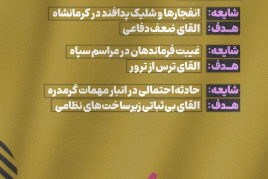 مجموعه اینفوگرافی : تحلیل شایعات اخیر