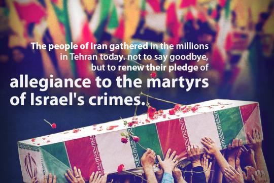 The people of Iran gathered in the millions in Tehran today