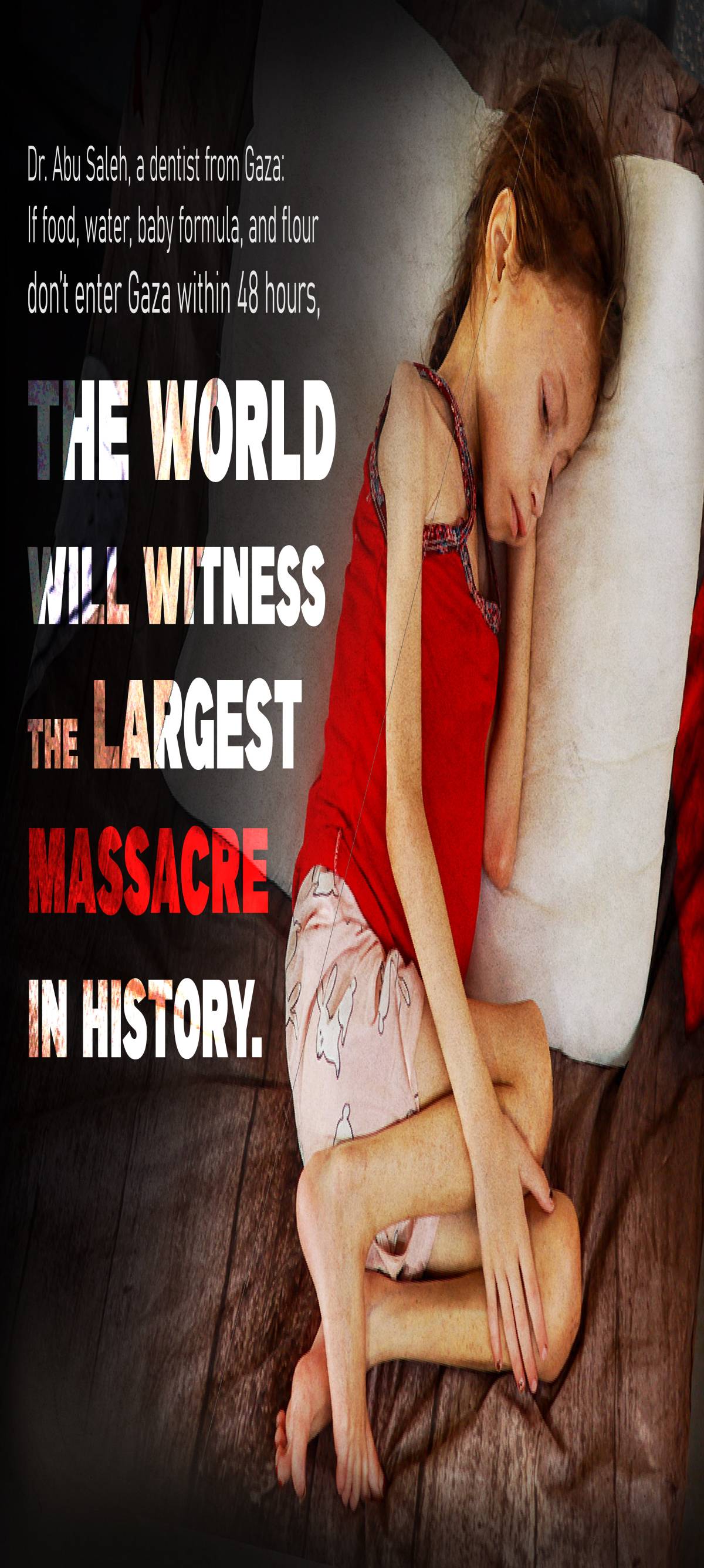 THE WORLD WILL WITNESS THE LARGEST MASSACRE IN HISTORY