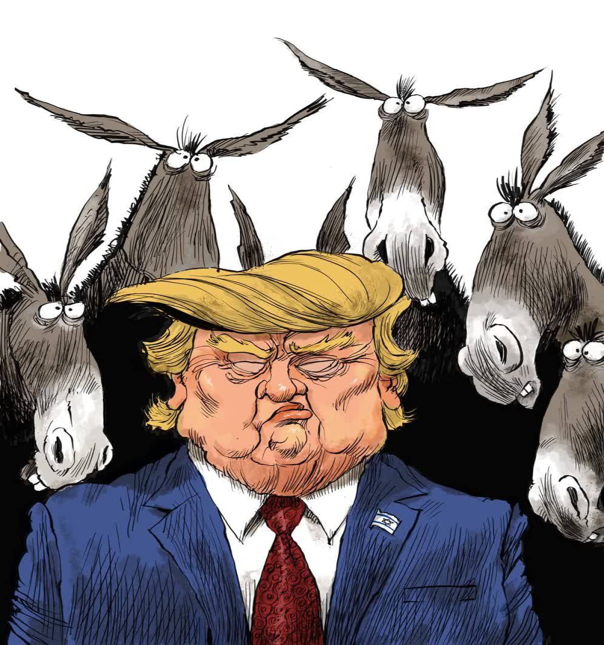 ترامپ و اتاق فکرش همراه با نمایندۀ رژیم صهیونیستی