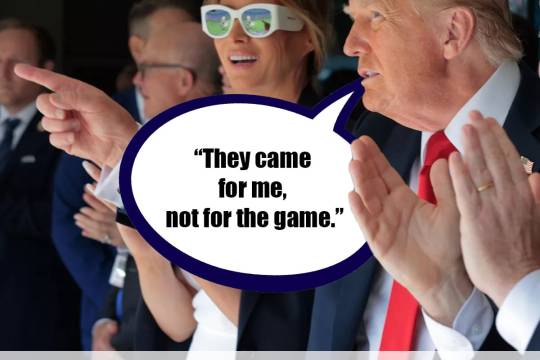 They came for me, not for the game